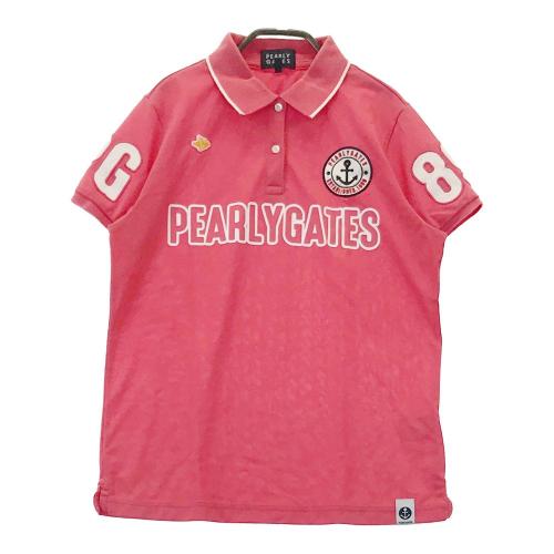 PEARLY GATES パーリーゲイツ 半袖ポロシャツ ピンク系 サイズ