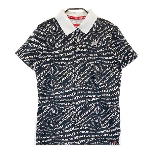 サイズ：0 NEW BALANCE GOLF ニューバランス 2023年モデル 半袖ポロシャツ  ブラック系 [240101491959] ゴルフウェア レディース ストスト NEW BALANCE GOLF ニューバランス 2023年モデル 半袖ポロシャツ