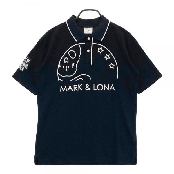 MARK&LONA マークアンドロナ 半袖ポロシャツ スカル Mサイズ MARK&LONA マークアンドロナ 2023年モデル スカル 半袖