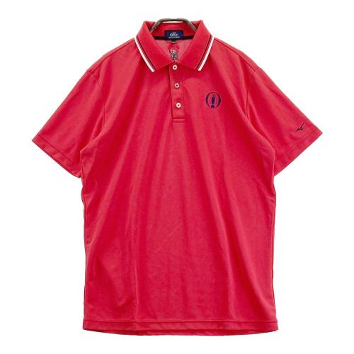 Mizuno The Open ポロシャツ MIZUNO GOLF ミズノゴルフ THE OPEN 半袖ポロシャツ レッド系
