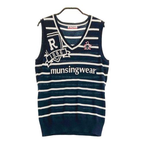 MUNSING WEAR マンシングウェア ニットベスト ネイビー系 サイズ