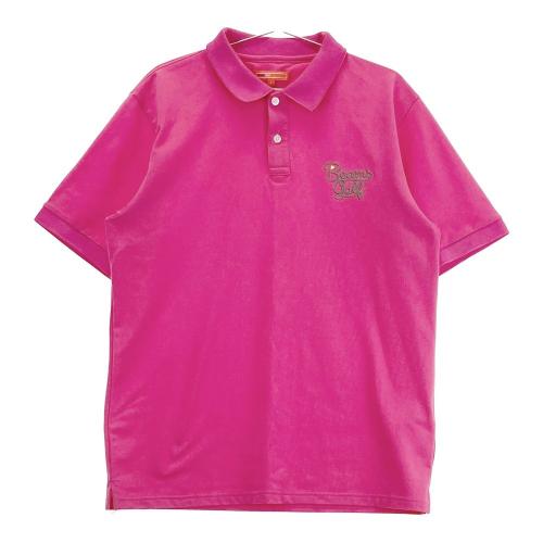 BEAMS GOLF ビームスゴルフ 2024年モデル モックネック 半袖 Tシャツ ピンク系 サイズ：L ランク：A- 【中古】ゴルフウェア Tシャツ  中古ゴルフウェア通販サイトSTST(ストスト)