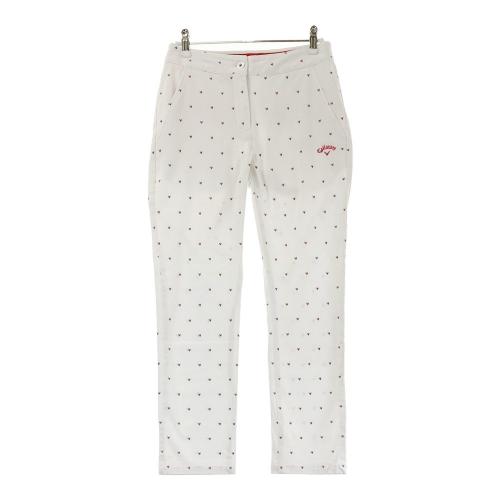 callaway キャロウェイ 新品タグ付き ホワイト パンツ 総柄 L CALLAWAY キャロウェイ ストレッチパンツ 総柄 ホワイト系