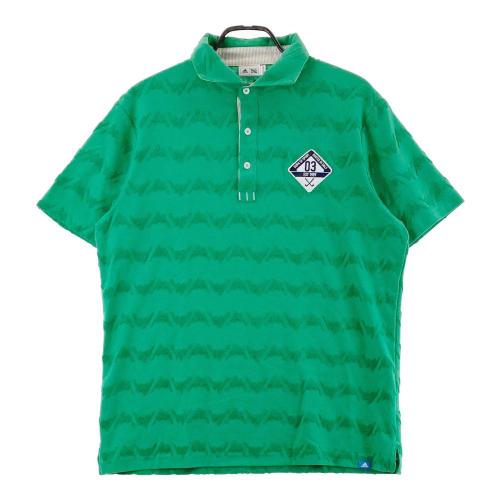 サイズ：XL ADIDAS GOLF アディダスゴルフ HY0973 切替 長袖 ジップジャケット  グリーン系 [240101478070] ゴルフウェア メンズ ストスト サイズ：XL ADIDAS GOLF アディダスゴルフ HY0973 切替 長袖
