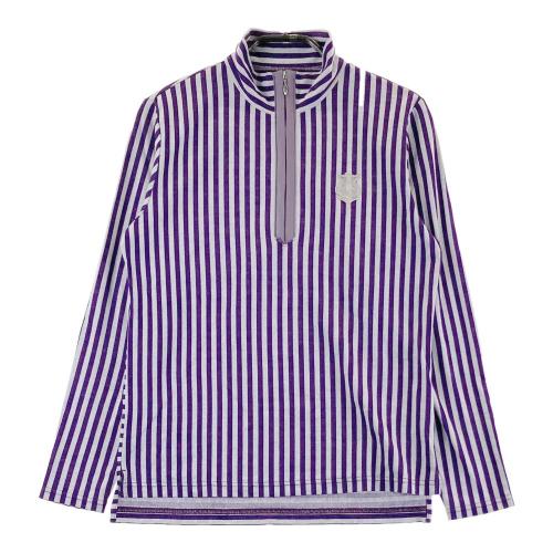 BEAMS GOLF ビームスゴルフ ハーフジップ長袖Tシャツ ストライプ