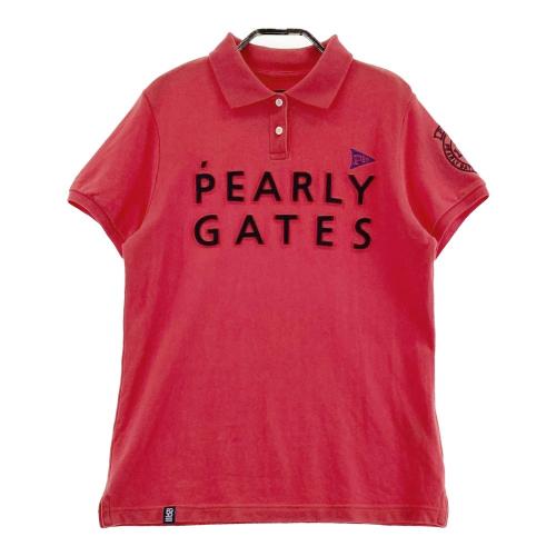 PEARLY GATES パーリーゲイツ 30周年モデル 半袖ポロシャツ ロゴ