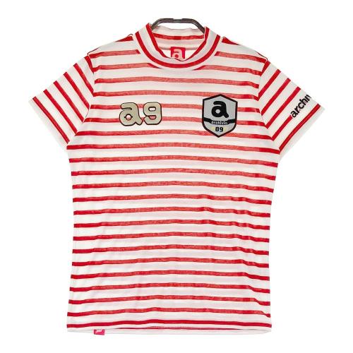 ARCHIVIO アルチビオ ハイネック 半袖Tシャツ レッド系 サイズ