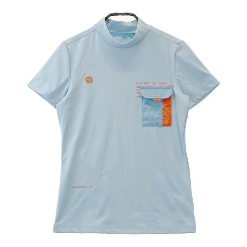 サイズ：2 PW CIRCULUS ピーダブリュサーキュラス  ハイネック長袖Tシャツ  オレンジ系 [240003001644] ゴルフウェア レディース ストスト PW CIRCULUS ピーダブリュサーキュラス ハイネック長袖Tシャツ