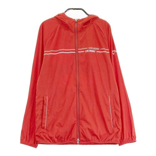 CALLAWAY キャロウェイ ジップ ニット ジャケット レッド系 サイズ：M