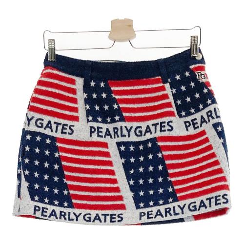 used☆PEARLY GATES 星条旗プリントスカート☆ - メルカリ