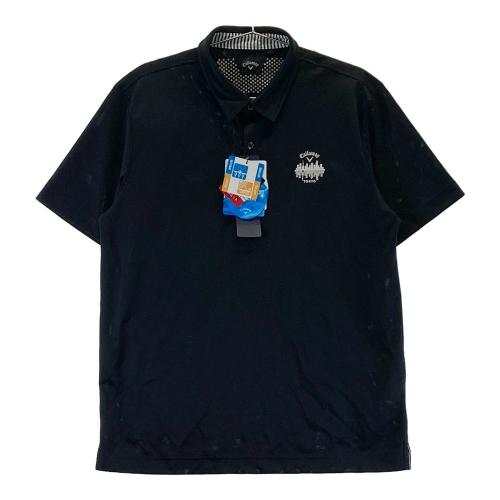 【新品】キャロウェイ　パラダイム　半袖ポロシャツ　ブラック　Mサイズ CALLAWAY キャロウェイ 半袖ポロシャツ ブラック系 サイズ：M