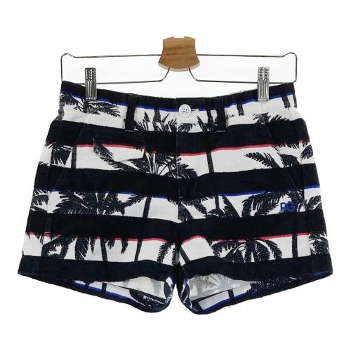 【未使用】PEARLY GATES 稲妻柄 ハーフパンツ サイズ4 未使用】PEARLY GATES 稲妻柄 ハーフパンツ サイズ4 未使用
