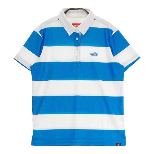 サイズ：5 NEW BALANCE GOLF ニューバランス  半袖ポロシャツ ボーダー柄 イエロー系 [240101424893] ゴルフウェア メンズ ストスト サイズ：5 NEW BALANCE GOLF ニューバランス 半袖ポロシャツ