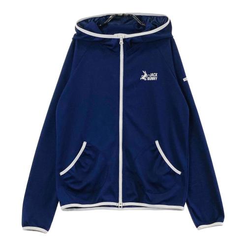 Jack Bunny! ジャケット サイズ2 ネイビー JACK BUNNY ジャックバニー フード付き ニットジャケット