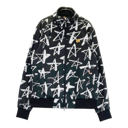 サイズ：M LOUD MOUTH ラウドマウス  裏起毛 ジップジャケット オークモントハウンドトゥース 千鳥格子柄 ブラック系 [240101475870] ゴルフウェア メンズ ストスト LOUD MOUTH ラウドマウス 裏起毛 ジップジャケット オークモント