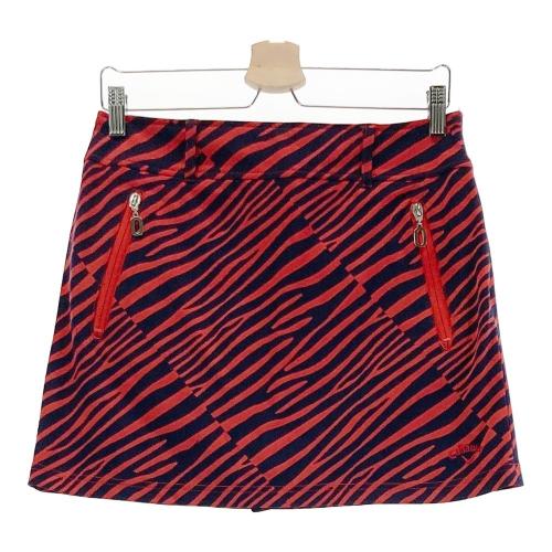 サイズ：L CALLAWAY キャロウェイ  長袖ポロシャツ ゼブラ柄 カーキ系 [240101438822] ゴルフウェア レディース ストスト サイズ：L CALLAWAY キャロウェイ 長袖ポロシャツ ゼブラ柄