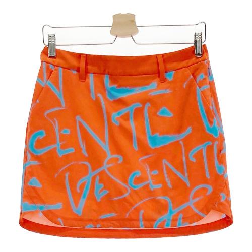 DESCENTE GOLF デサントゴルフ インナー付 スカート オレンジ系