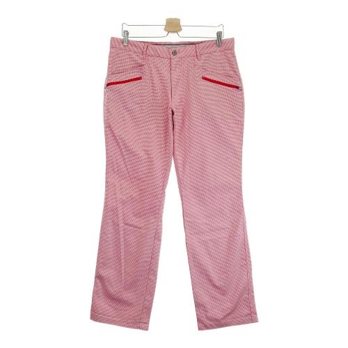 henry club ヘンリークラブ 千鳥格子 ストレッチパンツ レディース CLUNK クランク ストレッチパンツ 千鳥格子柄 ピンク系 サイズ
