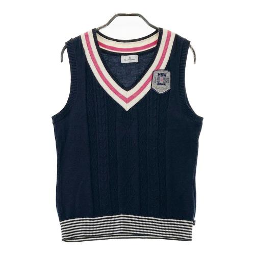 サイズ：LL MUNSING WEAR マンシングウェア 2023年モデル ニットベスト  パープル系 [240101457994] ゴルフウェア レディース ストスト MUNSING WEAR マンシングウェア 2023年モデル ニットベスト