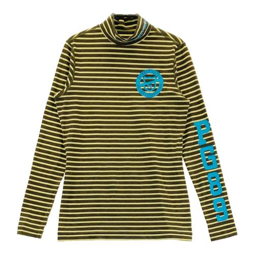 PEARLY GATES パーリーゲイツ ハイネック 長袖Tシャツ ボーダー