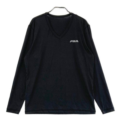 FILA GOLF フィラゴルフ ボディメッシュ Vネック 長袖 インナー