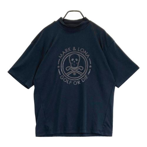 MARK&LONA マークアンドロナ タートルネック 長袖Tシャツ ブルー系 サイズ：38 ランク：A- 【中古】ゴルフウェア シャツ 中古ゴルフウェア 通販サイトSTST(ストスト)