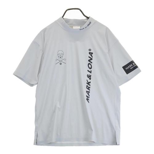 MARK&LONA マークアンドロナ タートルネック 長袖Tシャツ ブルー系 サイズ：38 ランク：A- 【中古】ゴルフウェア シャツ 中古ゴルフウェア 通販サイトSTST(ストスト)