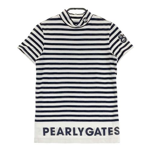 PEARLY GATES パーリーゲイツ ロゴプリント ハイネック 半袖T