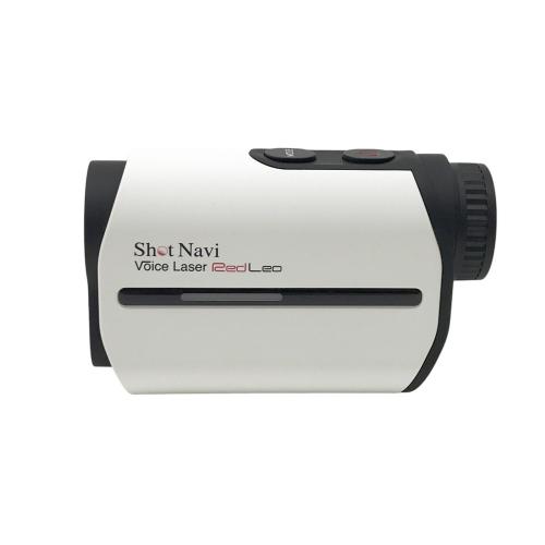 SHOT NAVI ショットナビ Voice Laser Red Leo レーザー距離計測器 ホワイト系 ランク：A- 【中古】ゴルフウェア スコープ  中古ゴルフウェア通販サイトSTST(ストスト)