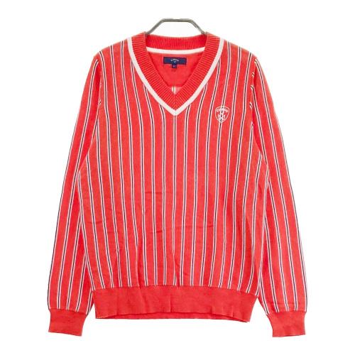 Callaway 赤 Vネック セーター 最新 LLサイズ新品未使用 楽天市場