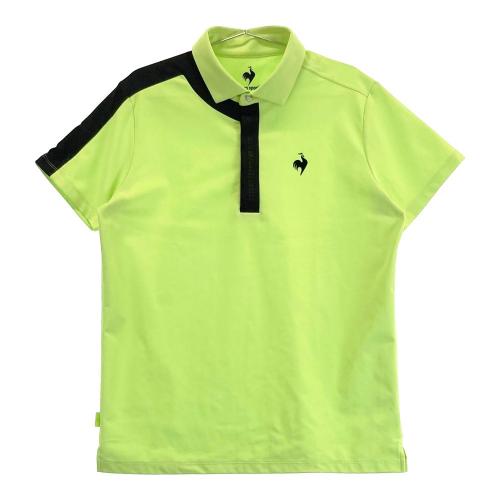 LECOQ GOLF ルコックゴルフ ×LAUNDRY 半袖ポロシャツ グリーン系 サイズ：LL ランク：A- 【中古】ゴルフウェア ポロシャツ 中古 ゴルフウェア通販サイトSTST(ストスト)