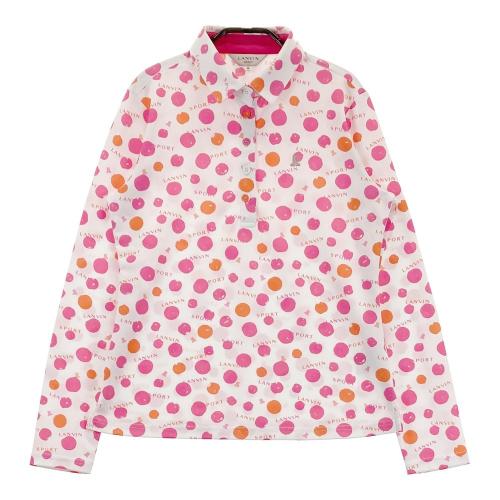 LANVIN - coco 中古 ランバンスポール LANVIN SPORT レディース 半袖ポロシャツ 38(M) 赤 レッド LANVIN - coco 中古 ランバンスポール LANVIN SPORT レディース
