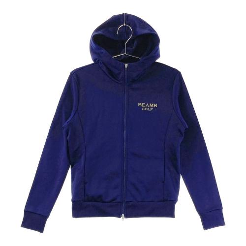 サイズ：M BEAMS GOLF ビームスゴルフ  ハーフジップパーカー ジャケット  ネイビー系 [240101425433] ゴルフウェア レディース ストスト サイズ：M BEAMS GOLF ビームスゴルフ ハーフジップパーカー