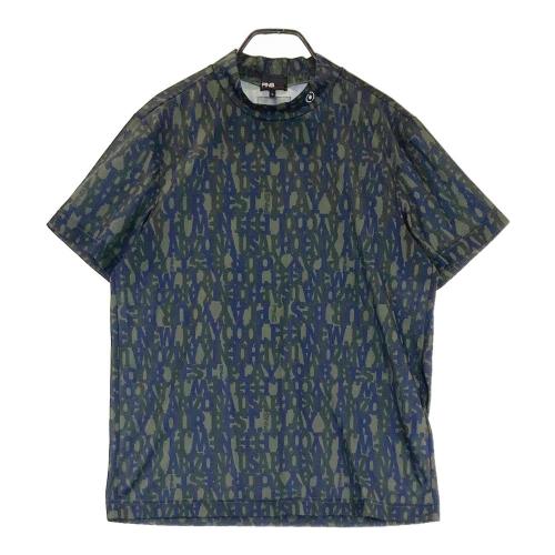 2024春の新作 PING カーキ系 総柄 半袖Tシャツ ハイネック 2024年モデル ピン その他