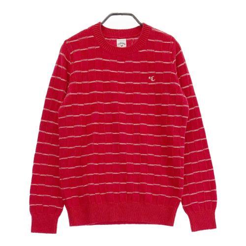 Callaway/キャロウェイ 防風Ｖネックセーター【レッド/LL】美品！ CALLAWAY SELECT キャロウェイ セレクト カシミヤ ニットセーター