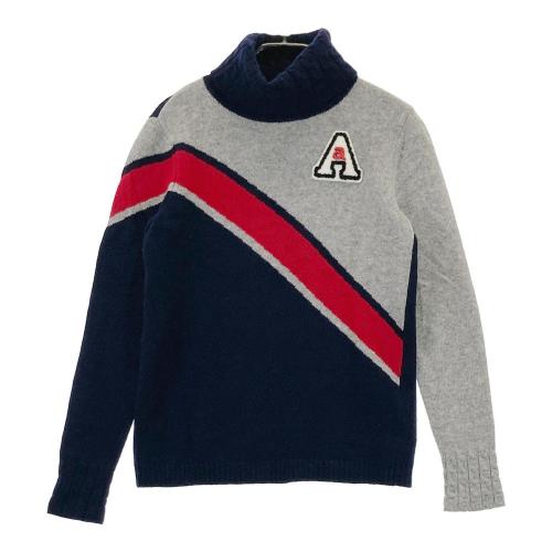 ARCHIVIO アルチビオ タートルネック 半袖Tシャツ レッド系 38