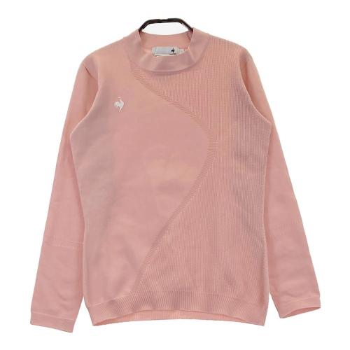 LECOQ GOLF ルコックゴルフ タートルネック 長袖Tシャツ ピンク系