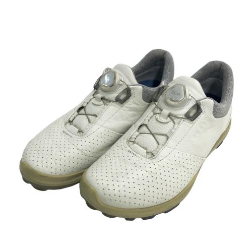 ecco エコー 155814 BIOM HYBRID 3 BOA スパイクレス ゴルフシューズ ホワイト系 サイズ：EU39 ランク：B 【中古】 ゴルフウェア シューズ 中古ゴルフウェア通販サイトSTST(ストスト)