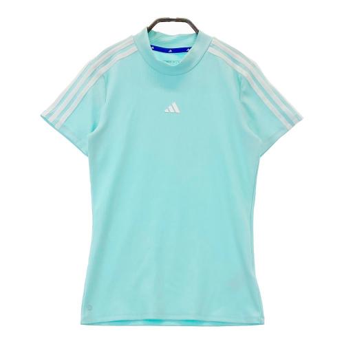 サイズ：M ADIDAS GOLF アディダスゴルフ 2023年 AEROREADY ハイネック 半袖Tシャツ  イエロー系 [240101434098] ゴルフウェア メンズ ストスト サイズ：M ADIDAS GOLF アディダスゴルフ 2023年 AEROREADY