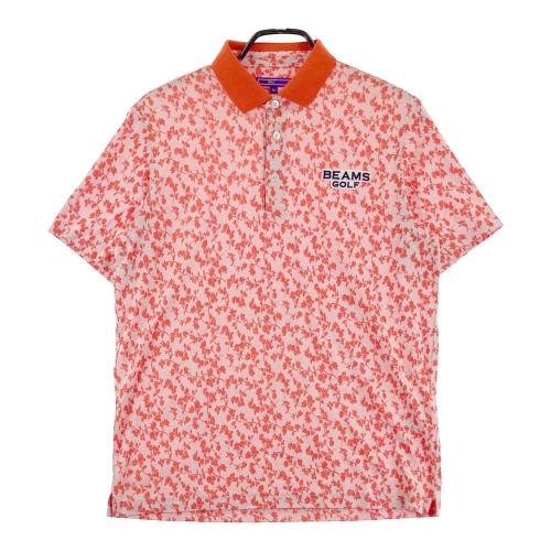 BEAMS GOLF ビームスゴルフ パープルレーベル 半袖ポロシャツ ボタンダウン ブラック系 サイズ：M ランク：B- 【中古】ゴルフウェア  ポロシャツ 中古ゴルフウェア通販サイトSTST(ストスト)