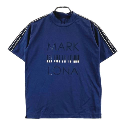 MARK&LONA マークアンドロナ 2022年モデル モックネック半袖Tシャツ ブラック系 サイズ：46 ランク：B 【中古】ゴルフウェア Tシャツ  中古ゴルフウェア通販サイトSTST(ストスト)