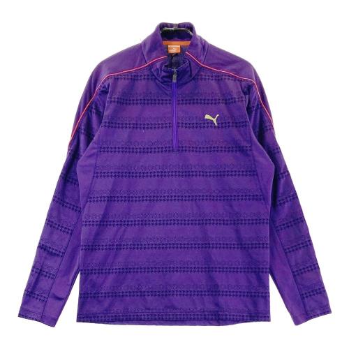 PUMA GOLF プーマゴルフ ハーフジップ 長袖Tシャツ グレー系 サイズ：O