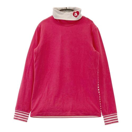 美品　アルチビオ  タートル　トップス　38 ARCHIVIO アルチビオ タートルネック 長袖Tシャツ ボーダー柄