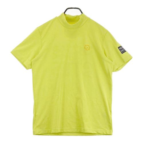 サイズ：4 PEARLY GATES パーリーゲイツ  ハイネック 半袖Tシャツ  イエロー系 [240101478468] ゴルフウェア メンズ ストスト PEARLY GATES パーリーゲイツ ハイネック 半袖Tシャツ イエロー