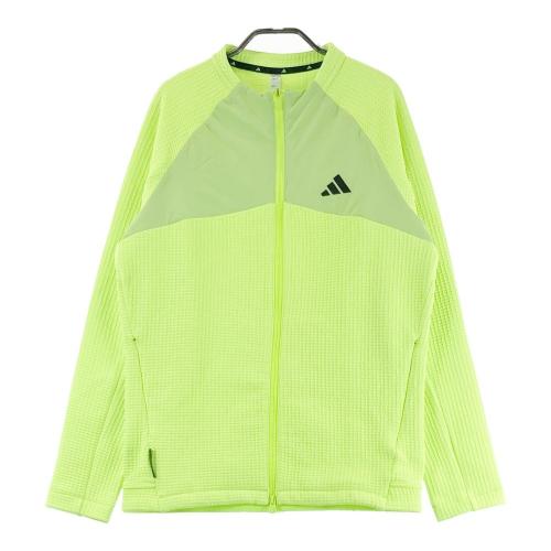 サイズ：L ADIDAS GOLF アディダスゴルフ 2023年モデル 長袖 ジップジャケット  グリーン系 [240101430961] ゴルフウェア メンズ ストスト ADIDAS GOLF アディダスゴルフ 2023年モデル 長袖 ジップ
