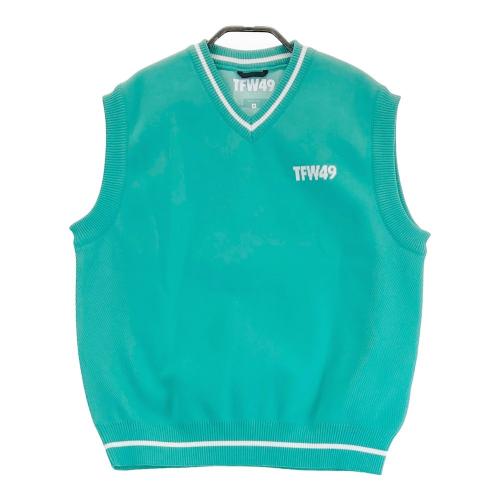 サイズ：M TFW49 ティーエフダブリューフォーティーナイン  ハーフジップ長袖Tシャツ  ブルー系 [240101443730] ゴルフウェア レディース ストスト TFW49 ティーエフダブリューフォーティーナイン ハーフジップ