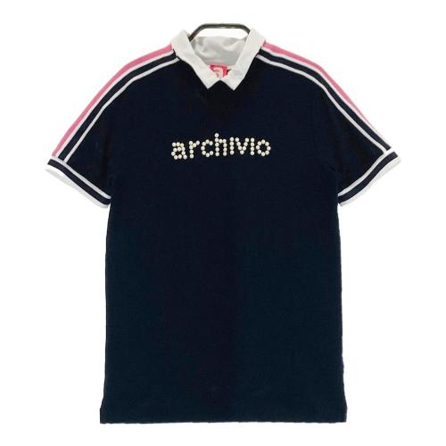 ARCHIVIO アルチビオ ハイネック 半袖Tシャツ ピンク系 36 archivio