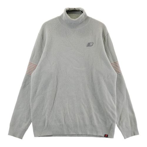 サイズ：5 NEW BALANCE GOLF ニューバランス  タートルネック　長袖ニットセーター  ブラック系 [240101405447] ゴルフウェア メンズ ストスト サイズ：5 NEW BALANCE GOLF ニューバランス タートルネック