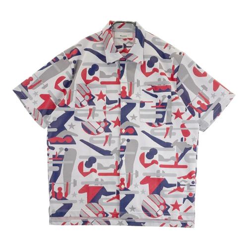 RUSSELUNO ラッセルノ　メンズ　総柄　半袖ポロシャツ　7 RUSSELUNO(ラッセルノ) ポロシャツ｜中古ゴルフウェア通販サイト