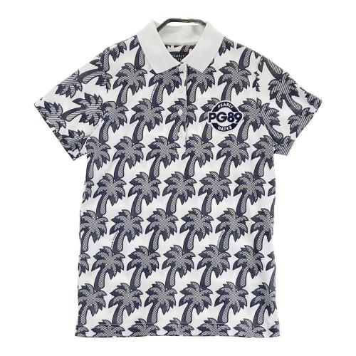 極美品 BEAMS GOLF ビームス ゴルフ ポロシャツ 総柄 ヤシの木 L 極美品 BEAMS GOLF ビームス ゴルフ ポロシャツ 総柄 ヤシの木 L